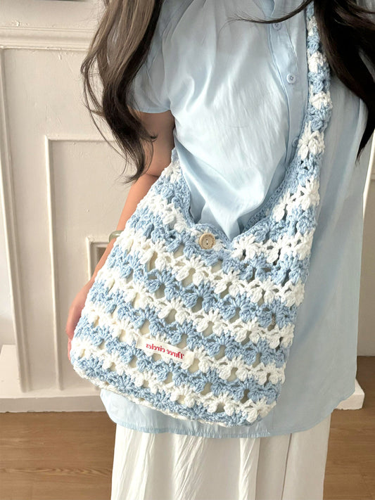 Wool diy summer crossbody bag