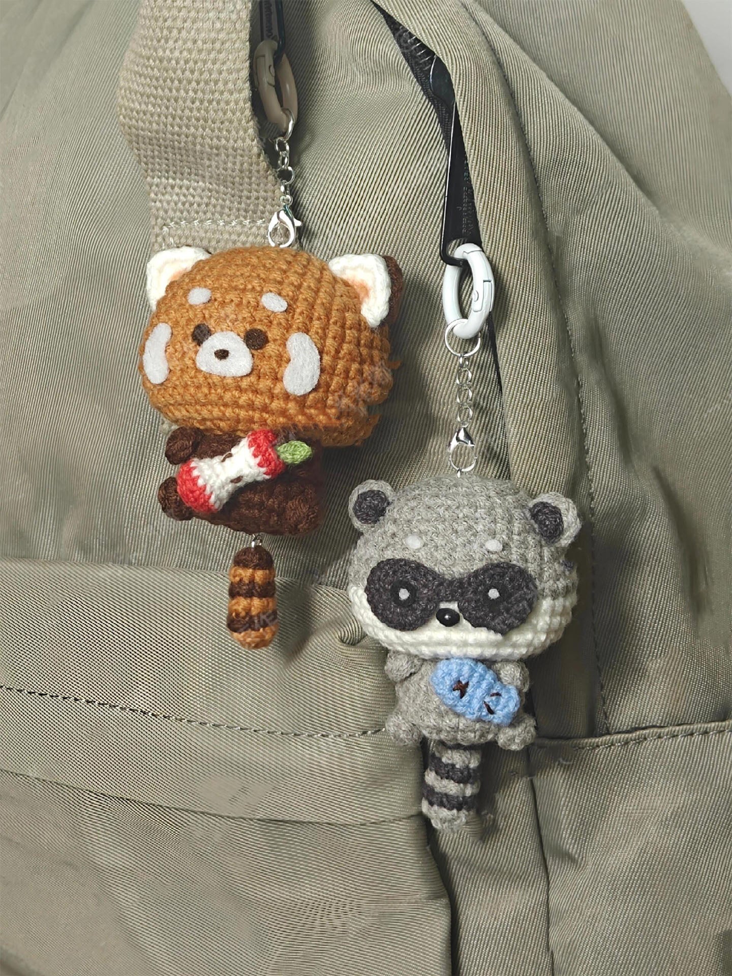 diy wool cute little panda doll