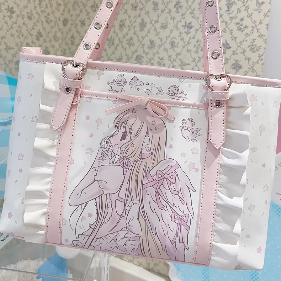 kawaii angel girl handbag
