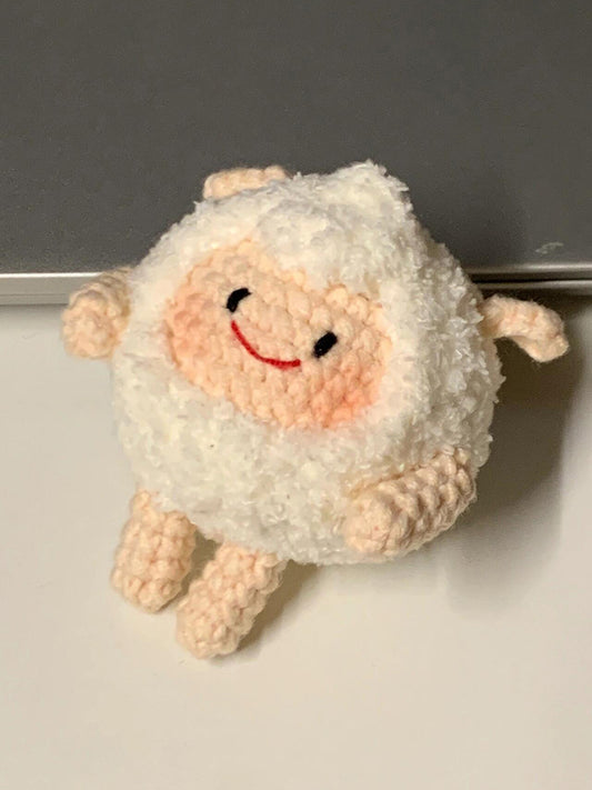 diy wool lamb doll