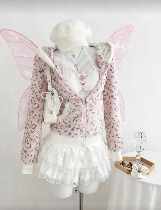 Leopard Plush Coat