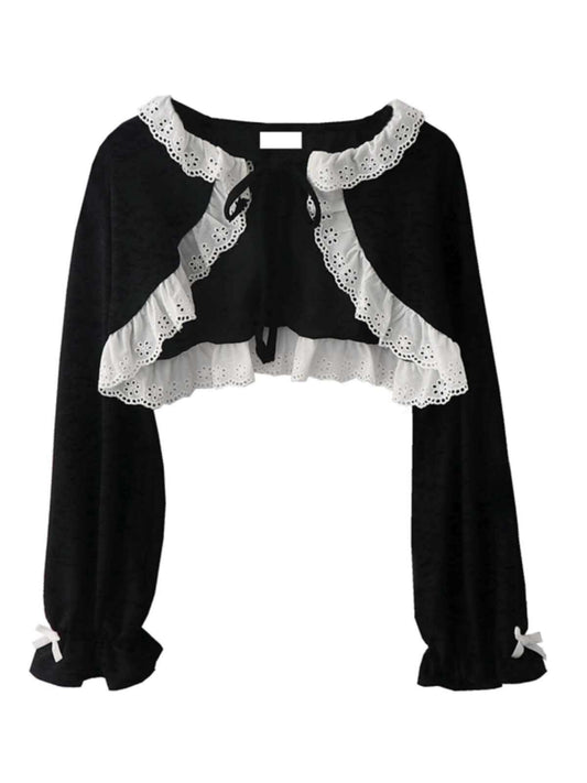 French Lace Shawl Cardigan