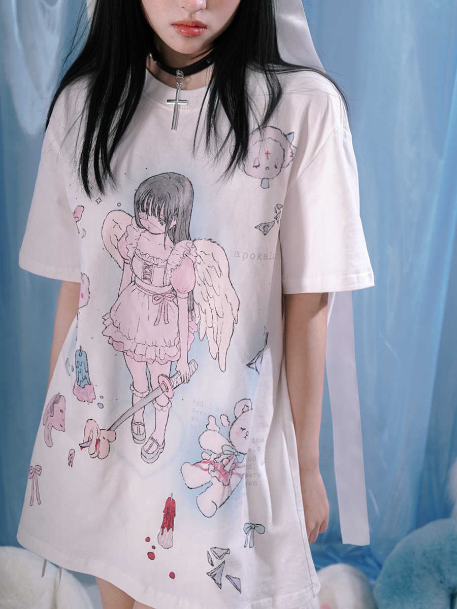 Milkyhearts Angel Loose T-shirt