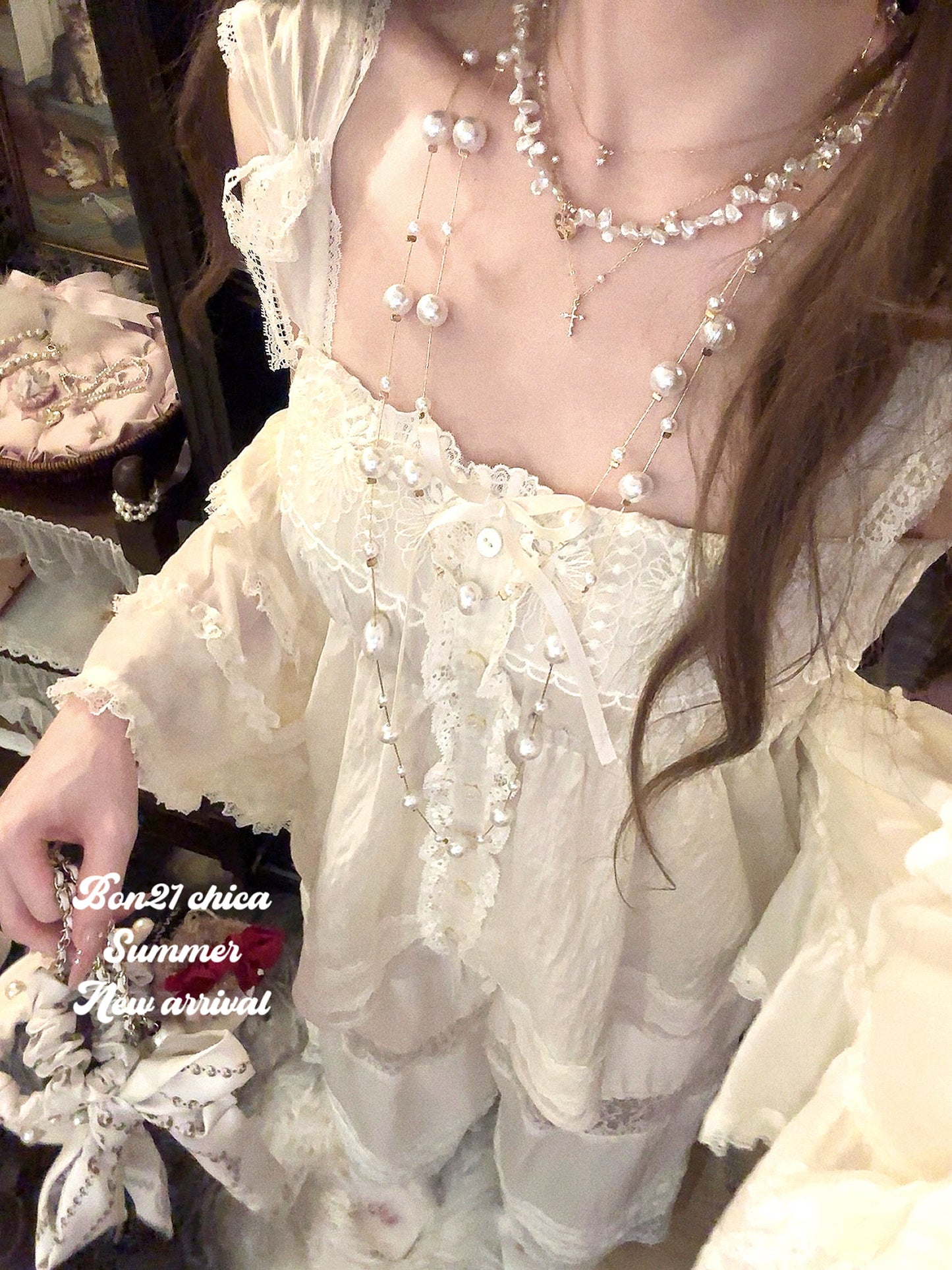 doll vintage lace tank top