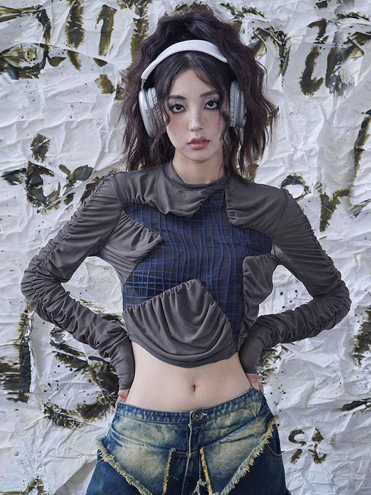 Grunge Mesh Star Top
