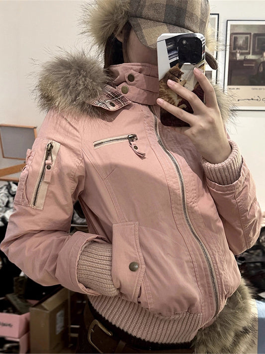 retro pink kawaii jacket