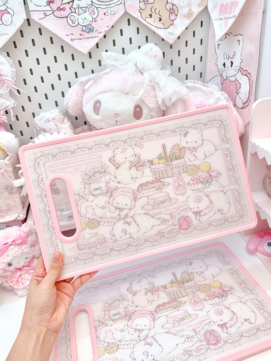 kawaii fruit cutting board