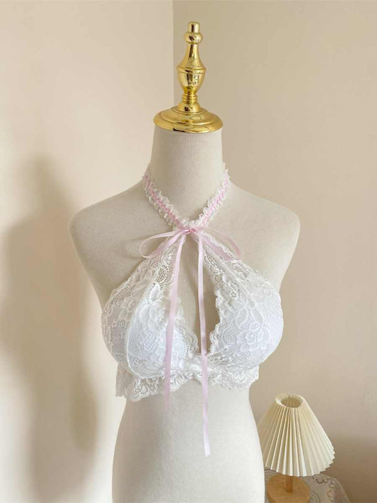 Lace Pure Bow Lingerie