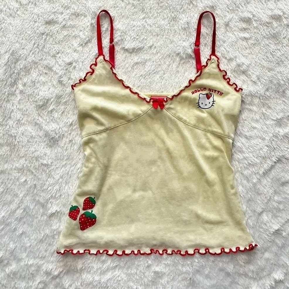 Strawberry Kitty Top