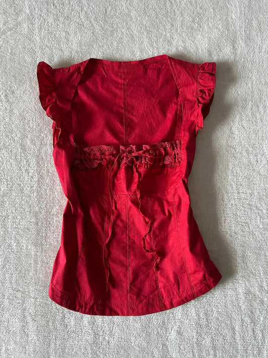 Red Retro Top