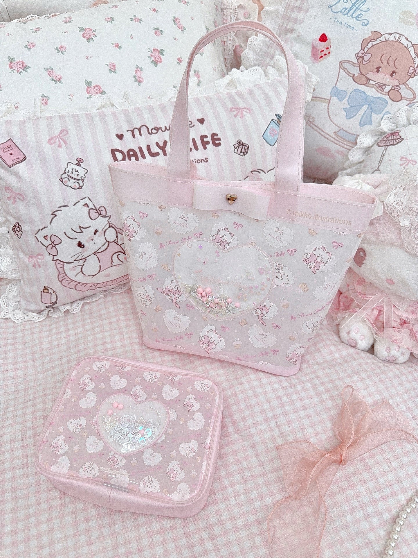 kawaii swimming waterproof handbag