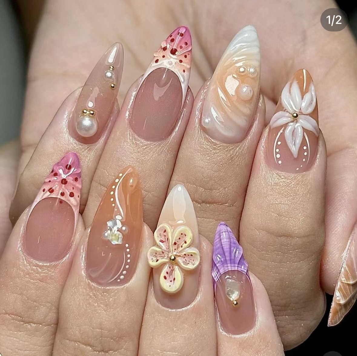 Fairy Mermaid Lovely Nails