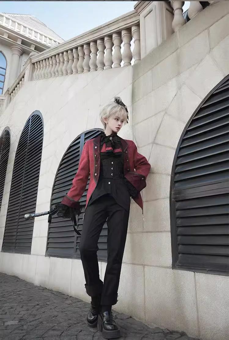 Ouji Lolita Shorts Suits Prince Male Lolita Shirt