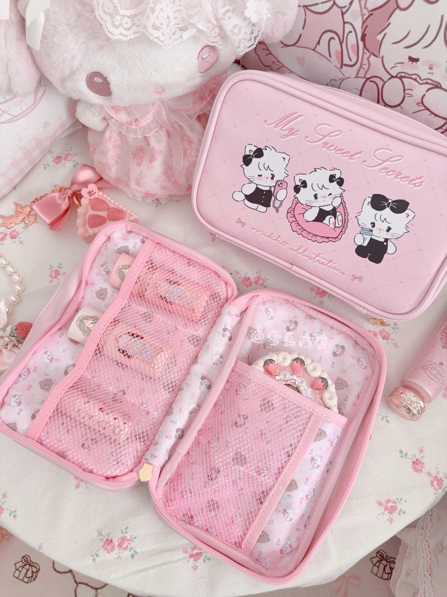 kawaii multifunctional storage bag