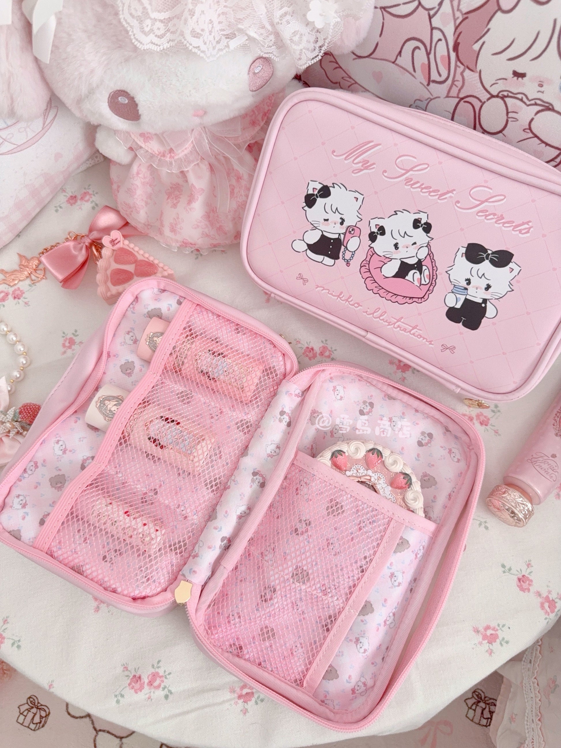 kawaii multifunctional storage bag
