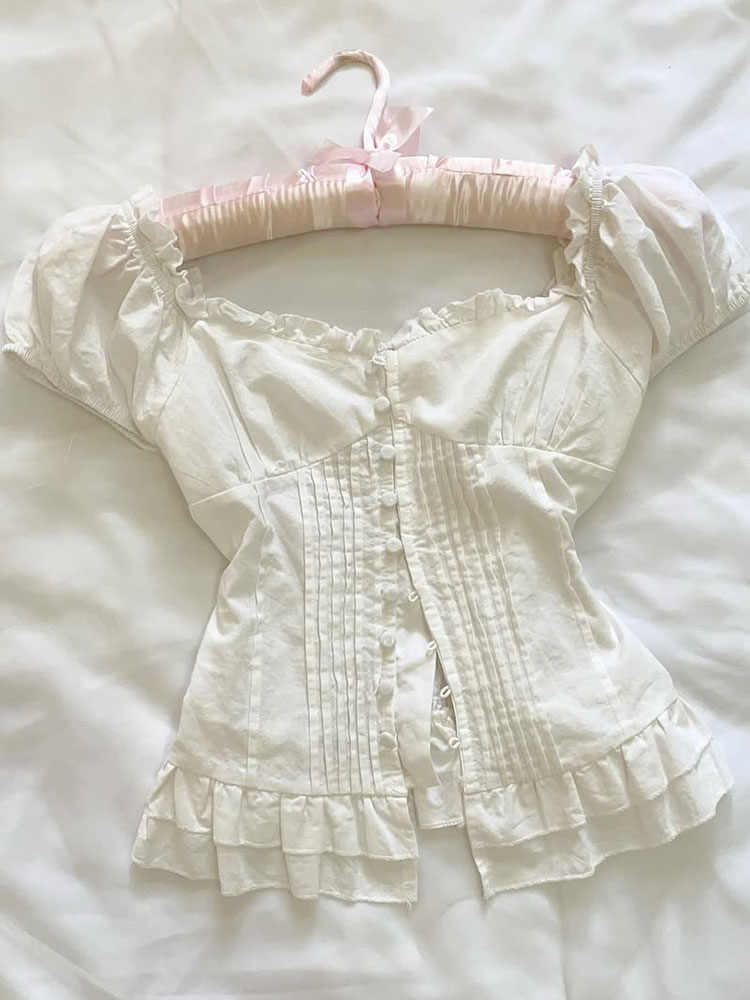 Retro Pure White Shirt