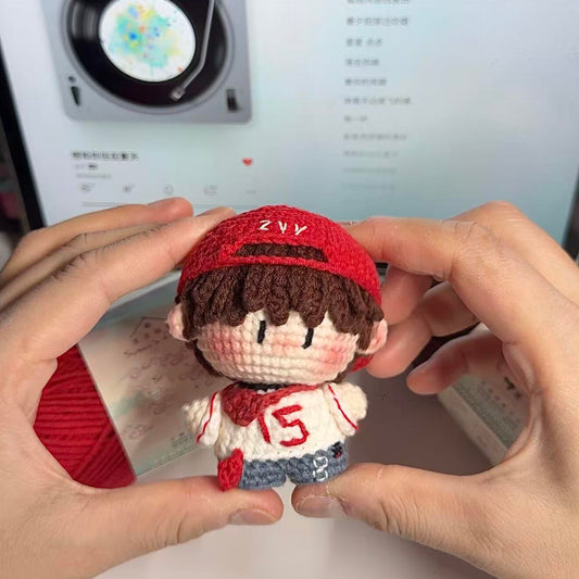 diy wool concert style doll star bag pendant
