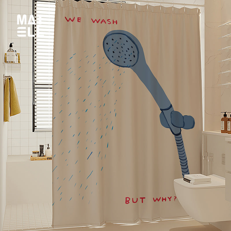 waterproof Bathroom hanging curtain