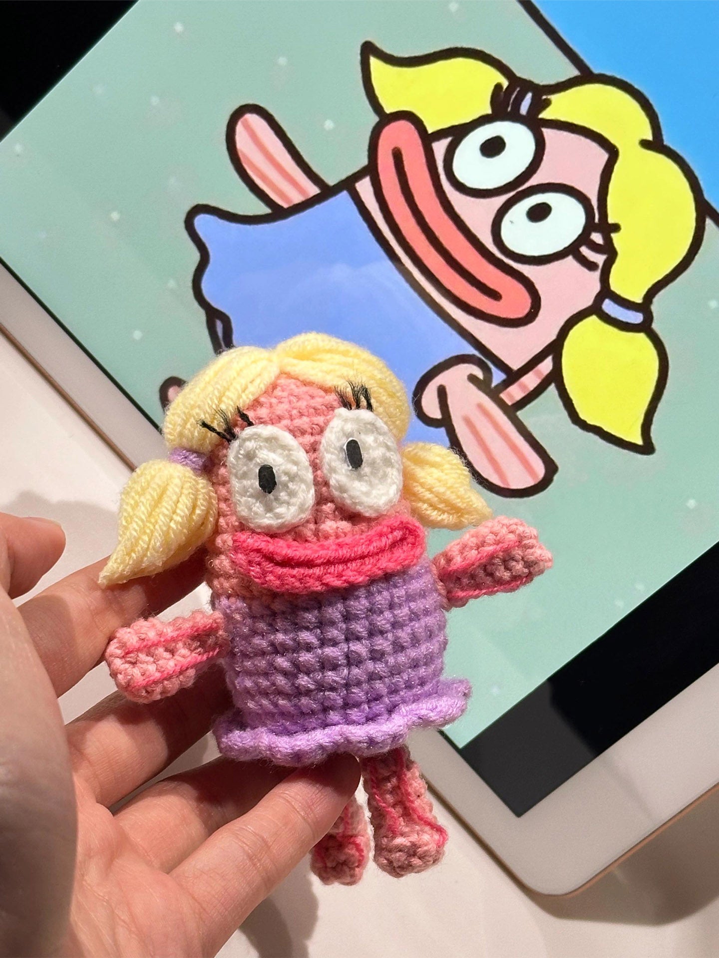 diy crochet fish girl doll kit