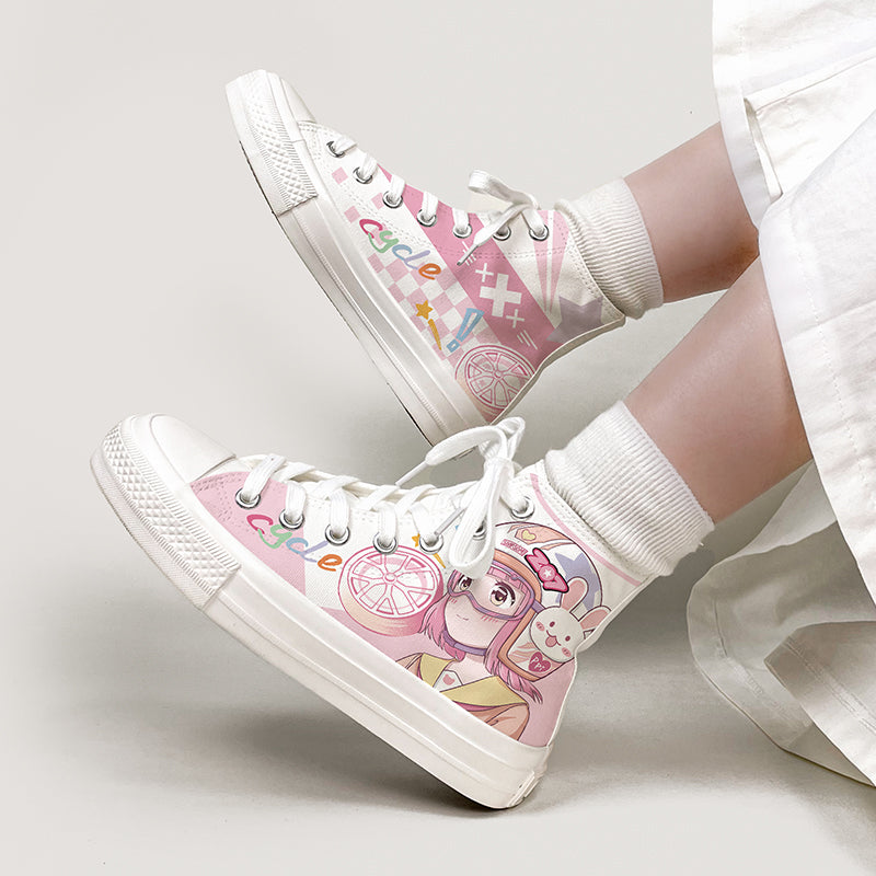 motorcycle hat girl kawaii shoes