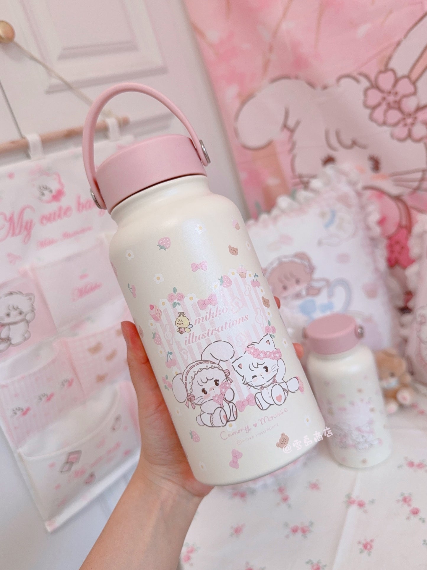 kawaii steel water cup