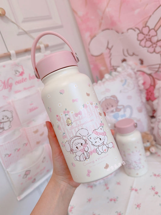 kawaii steel water cup