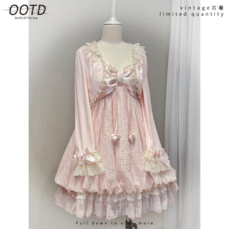 sakura pink coquette dress