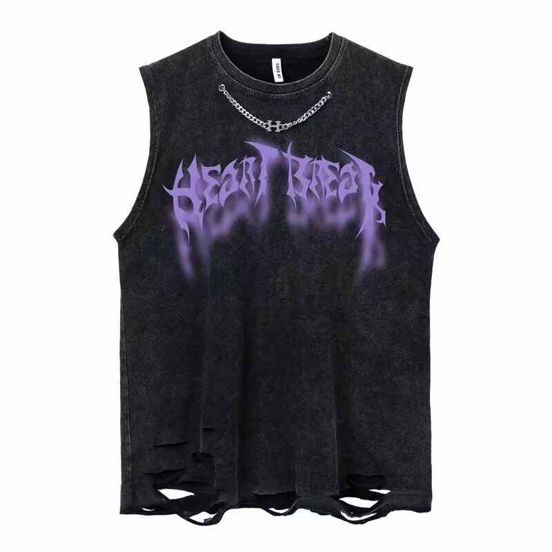 Grunge Gothic Hole Gothic Vest