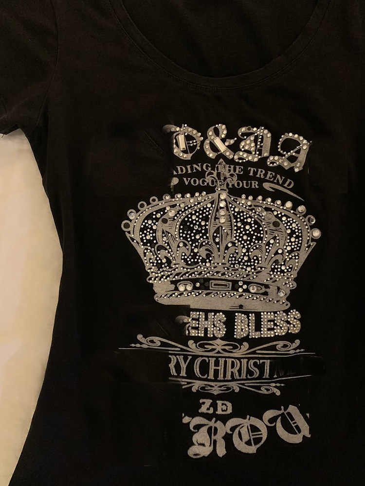 Retro Black Tee