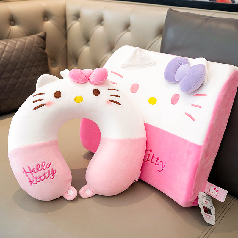 cute kitty U-shaped neck pillow