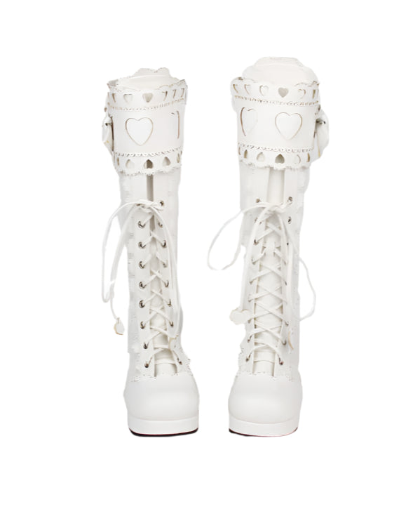 Coquette Bow Love Princess High Boots