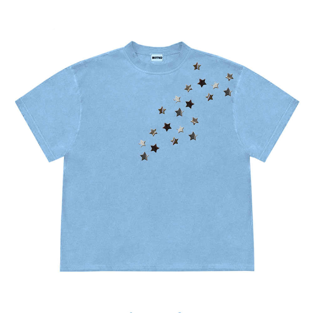 Y2K Retro Irregular Star Tee