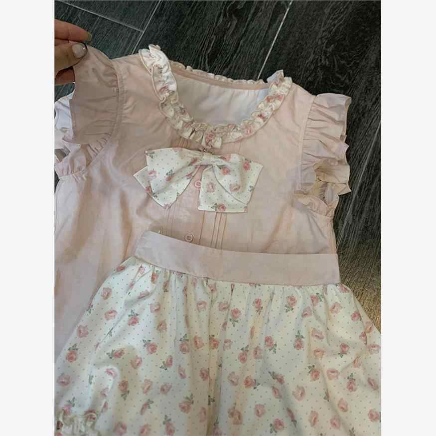 Strawberry Cake Floral Suit