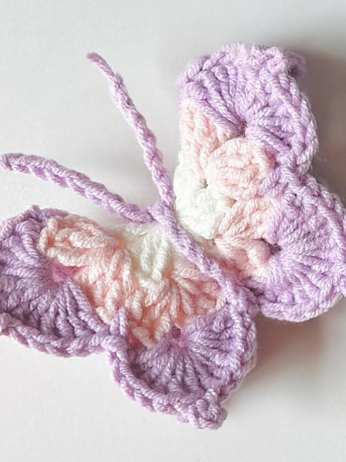 diy wool material bag cute butterfly
