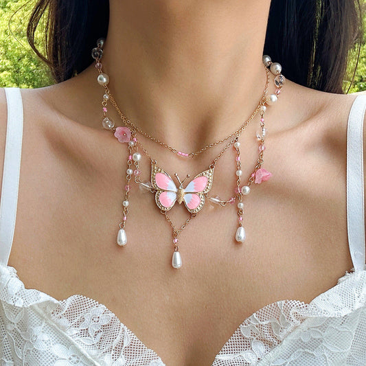 Cross border jewelry bead necklance