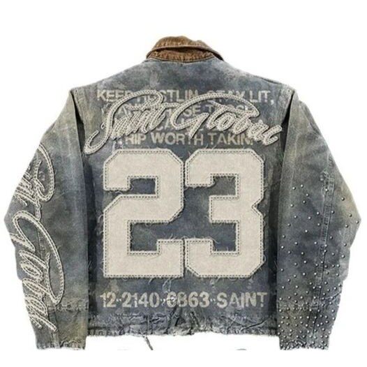 Streetwear Washed Denim Jacket