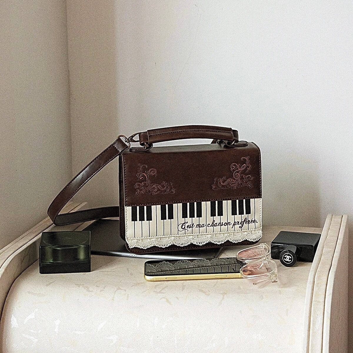 piano vintage bag