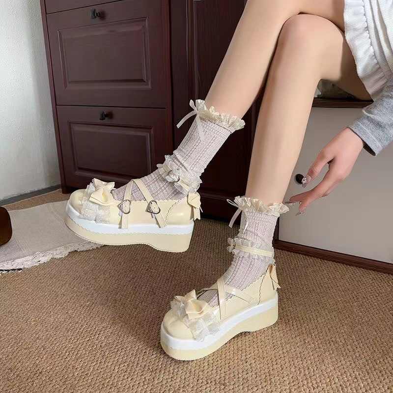 Lolita Thick-soled Leather Shoes