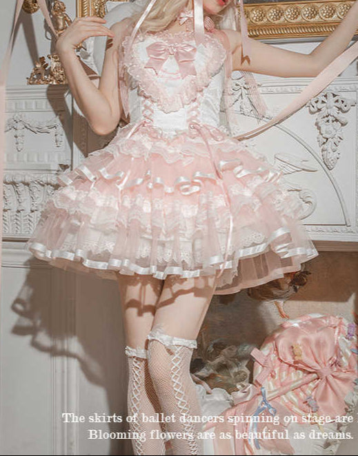 Silk Satin Ballet Lolita Dress