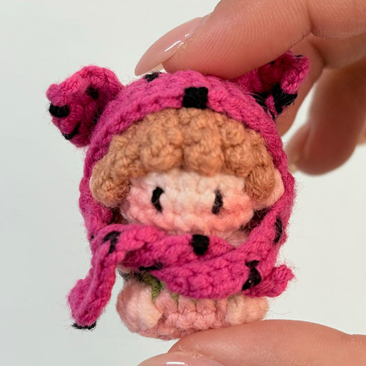 diy wool mini gummies doll pendant