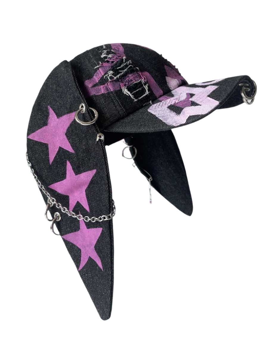 Rabbit Ears Punk Y2K Cap