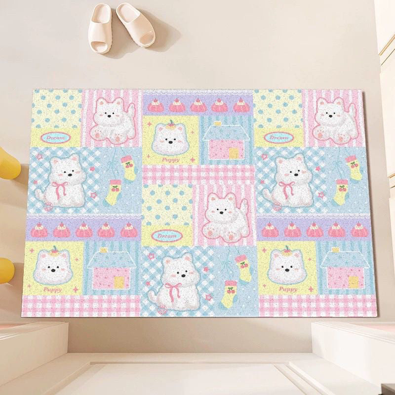 kawaii door floor mat (wire loop)