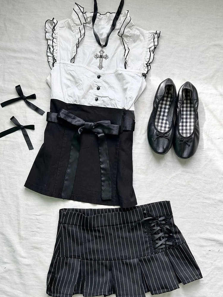 Y2K Retro White Shirt