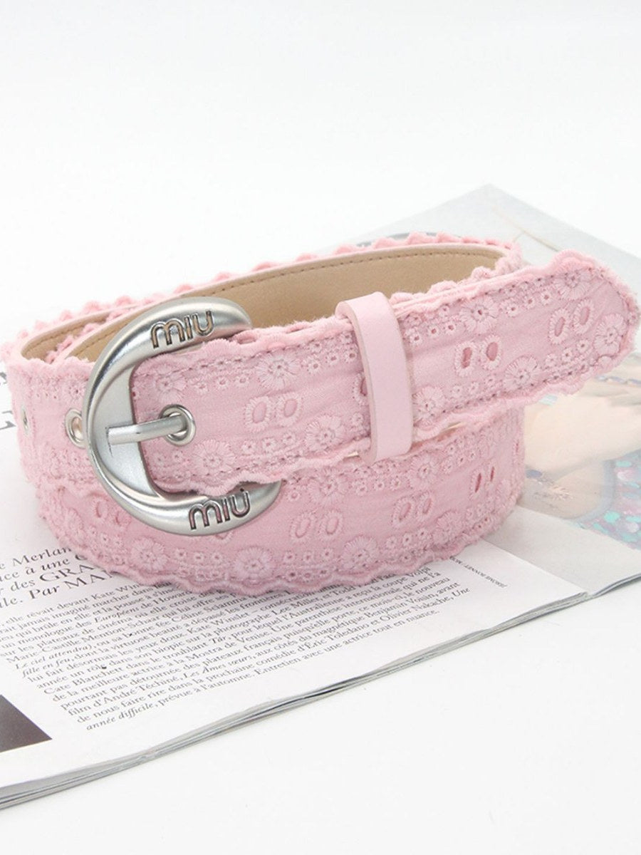 casual pin jeans buckle