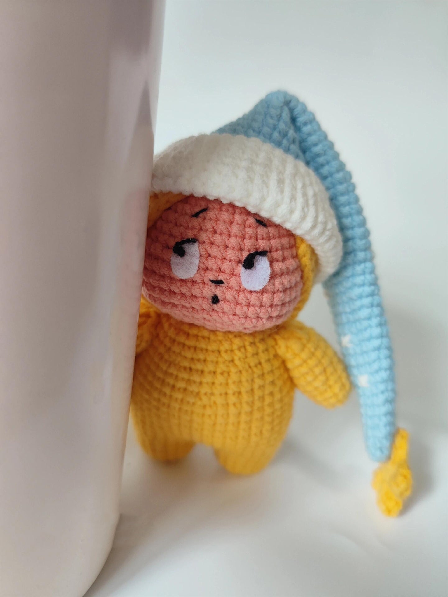 diy wool star doll pendant