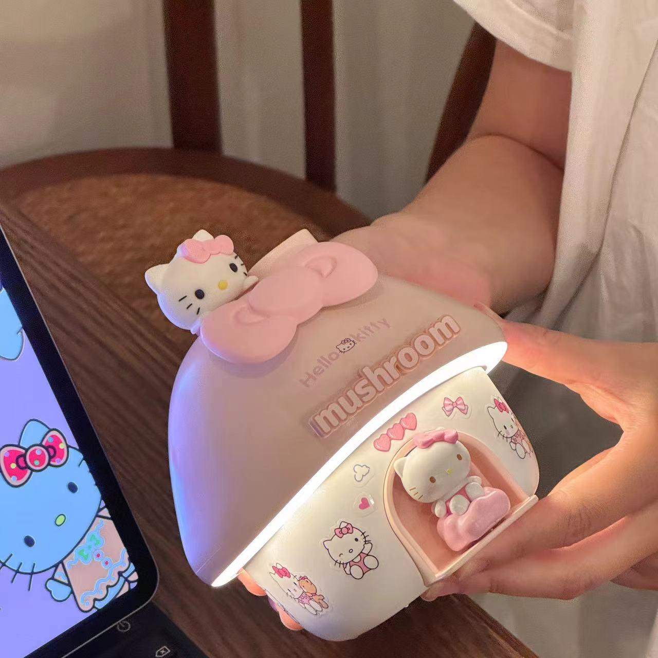 cute kitty mushroom humidifier