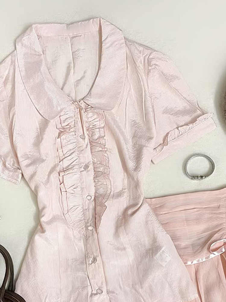 Vintage Girly Pink Shirt