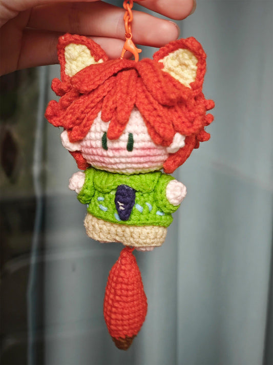 diy crochet Fox doll kit