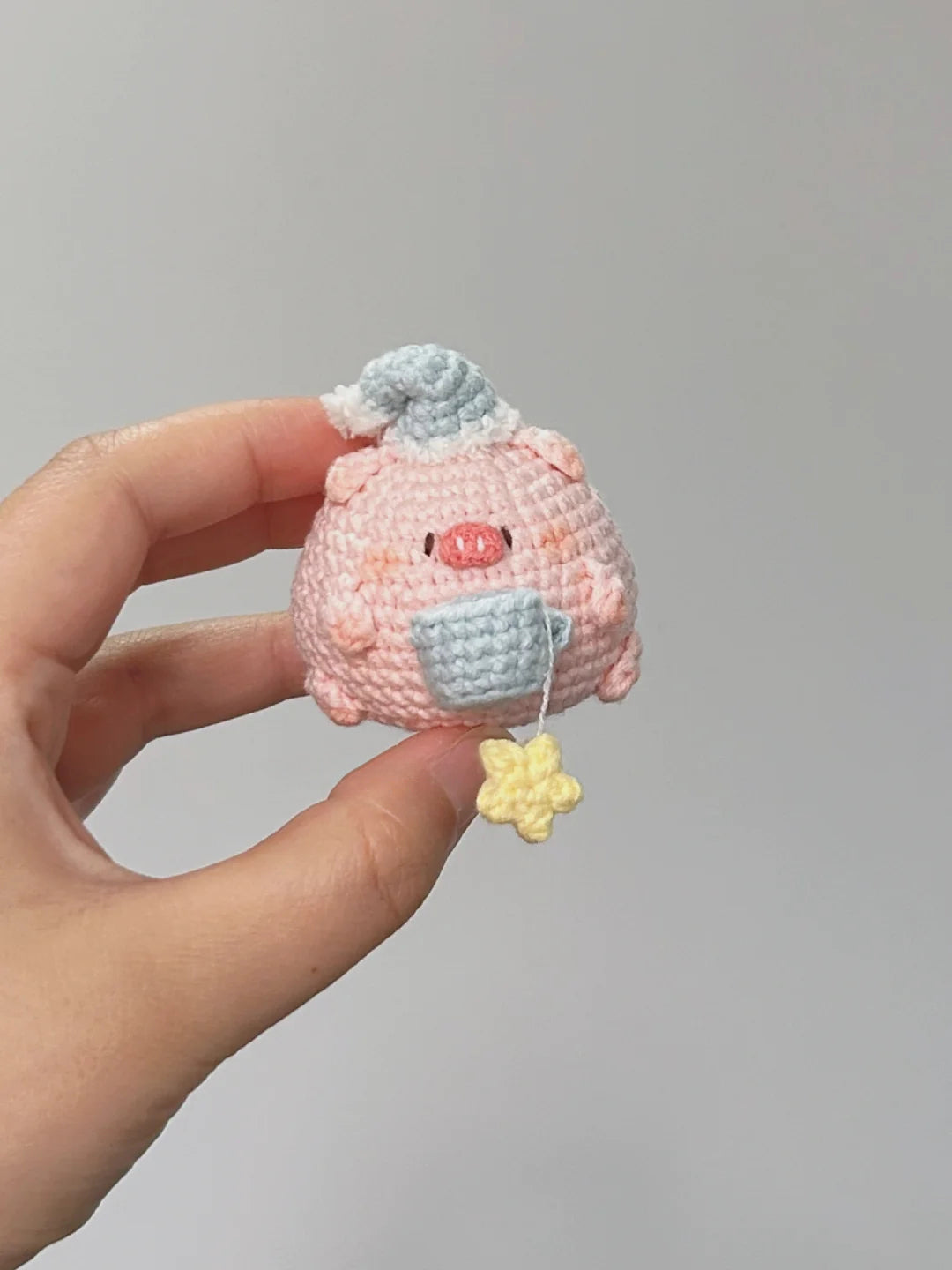 Cute doll pendant diy material package
