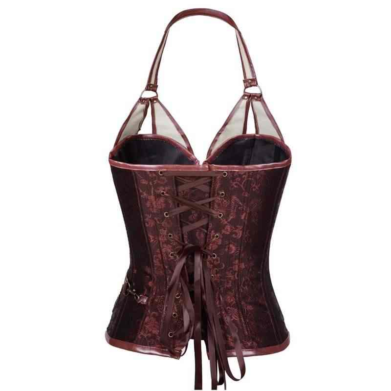 Court Punk Leather Corset